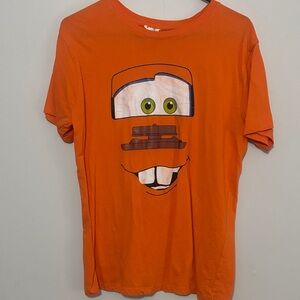 Amazon Kids' Orange Cartoon Face Tee